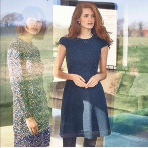 Cath Kidston Wool Rainbow Speckle Tweed Dress